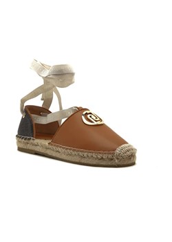 Liu Jo Espadryle VERA 02 | z dodatkiem skóry ze sklepu Gomez Fashion Store w kategorii Espadryle damskie - zdjęcie 184305366