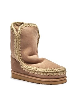 MOU Skórzane śniegowce Eskimo 24 | z dodatkiem wełny ze sklepu Gomez Fashion Store w kategorii Śniegowce damskie - zdjęcie 184305438