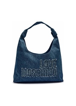 Love Moschino Jeansowa shopperka ze sklepu Gomez Fashion Store w kategorii Torby Shopper bag - zdjęcie 184305476