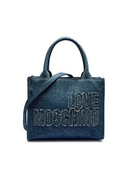 Love Moschino Jeansowy kuferek ze sklepu Gomez Fashion Store w kategorii Kuferki - zdjęcie 184305487