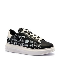 Karl Lagerfeld Skórzane sneakersy Twin NFT Graffiti ze sklepu Gomez Fashion Store w kategorii Buty sportowe męskie - zdjęcie 184305526