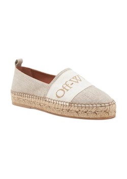OFF-WHITE Espadryle | z dodatkiem skóry ze sklepu Gomez Fashion Store w kategorii Espadryle damskie - zdjęcie 184305537