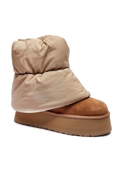 UGG Skórzane śniegowce MINI DIPPER PUFFER | z dodatkiem wełny ze sklepu Gomez Fashion Store w kategorii Śniegowce damskie - zdjęcie 184305539