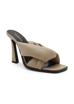 Pinko Skórzane klapki CORINNE SABOT NAPPA ze sklepu Gomez Fashion Store w kategorii Klapki damskie - zdjęcie 184305669