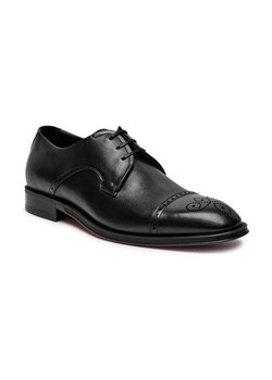 BOSS BLACK Skórzane derby Derrek ze sklepu Gomez Fashion Store w kategorii Buty eleganckie męskie - zdjęcie 184305807