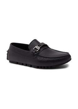 Emporio Armani Skórzane mokasyny DRIVER VIT.GRANATO ze sklepu Gomez Fashion Store w kategorii Mokasyny męskie - zdjęcie 184305828
