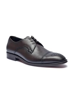 BOSS BLACK Skórzane derby Derrek ze sklepu Gomez Fashion Store w kategorii Półbuty męskie - zdjęcie 184305848