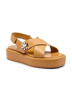 TORY BURCH Skórzane sandały T LOCK ze sklepu Gomez Fashion Store w kategorii Sandały damskie - zdjęcie 184305879