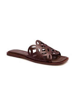 Marc Cain Skórzane klapki ze sklepu Gomez Fashion Store w kategorii Klapki damskie - zdjęcie 184305995