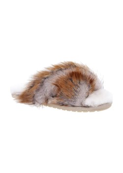 EMU Australia Wełniane obuwie domowe Mayberry Lava | z dodatkiem skóry ze sklepu Gomez Fashion Store w kategorii Kapcie damskie - zdjęcie 184306165