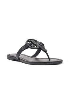 TORY BURCH Skórzane japonki Miller Pave ze sklepu Gomez Fashion Store w kategorii Klapki damskie - zdjęcie 184306328