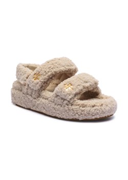 TORY BURCH Sandały KIRA SHEARLING | z dodatkiem skóry ze sklepu Gomez Fashion Store w kategorii Sandały damskie - zdjęcie 184306417