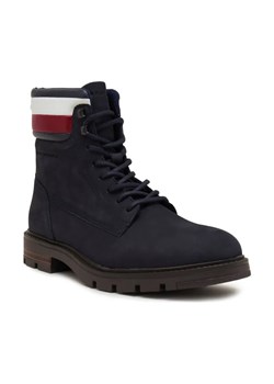 Tommy Hilfiger Skórzane trapery CORPORATE HILFIGER NUBUCK ze sklepu Gomez Fashion Store w kategorii Buty zimowe męskie - zdjęcie 184306606
