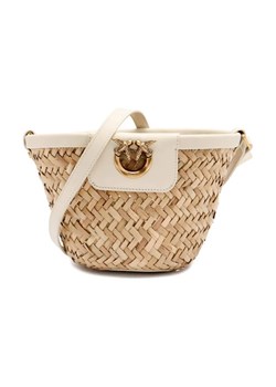 Pinko Torba plażowa LOVE SUMMER | z dodatkiem skóry ze sklepu Gomez Fashion Store w kategorii Torby letnie - zdjęcie 184306887