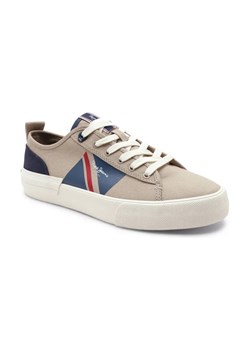 Pepe Jeans London Trampki ALLEN FLAG | z dodatkiem skóry ze sklepu Gomez Fashion Store w kategorii Trampki męskie - zdjęcie 184306895