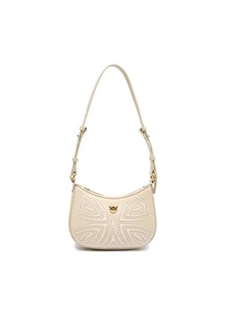 Pinko Skórzana torebka na ramię HALF MOON BABY ze sklepu Gomez Fashion Store w kategorii Listonoszki - zdjęcie 184306927