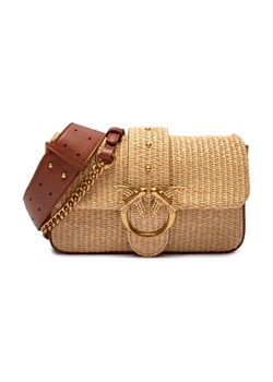 Pinko Torebka na ramię LOVE ONE MINI SLOUCHY | z dodatkiem skóry ze sklepu Gomez Fashion Store w kategorii Listonoszki - zdjęcie 184307095