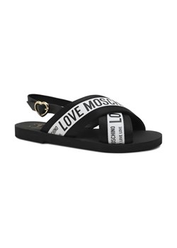 Love Moschino Sandały | z dodatkiem skóry ze sklepu Gomez Fashion Store w kategorii Sandały damskie - zdjęcie 184307099