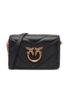 Pinko Skórzana torebka na ramię LOVE CLICK MINI SHEEP NAPPA BI ze sklepu Gomez Fashion Store w kategorii Listonoszki - zdjęcie 184307165