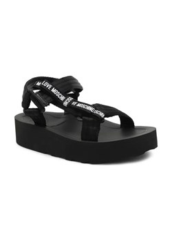 Love Moschino Sandały | z dodatkiem skóry ze sklepu Gomez Fashion Store w kategorii Sandały damskie - zdjęcie 184307227