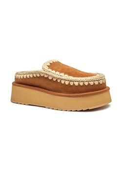 MOU Skórzane mule Clog Eskimo ze sklepu Gomez Fashion Store w kategorii Klapki damskie - zdjęcie 184307327