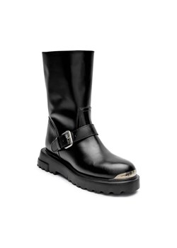 Love Moschino Skórzane botki ze sklepu Gomez Fashion Store w kategorii Botki - zdjęcie 184307328