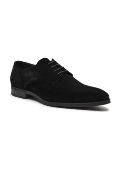 BOSS BLACK Derby Theon | z dodatkiem skóry ze sklepu Gomez Fashion Store w kategorii Buty eleganckie męskie - zdjęcie 184307336