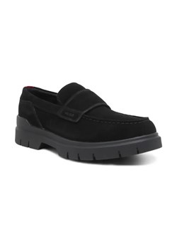 HUGO Skórzane mokasyny Ryan_mocc_sd ze sklepu Gomez Fashion Store w kategorii Mokasyny męskie - zdjęcie 184307428