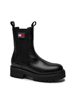 Tommy Jeans Skórzane botki URBAN CHELSEA ze sklepu Gomez Fashion Store w kategorii Botki - zdjęcie 184307746