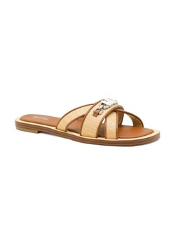 Michael Kors Skórzane klapki TIFFANIE ze sklepu Gomez Fashion Store w kategorii Klapki damskie - zdjęcie 184307899