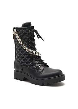 Guess Botki RIPLEI | z dodatkiem skóry ze sklepu Gomez Fashion Store w kategorii Workery damskie - zdjęcie 184307925