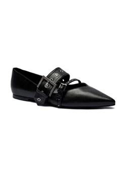 HUGO Skórzane baleriny Maridia_Ball_BKNA ze sklepu Gomez Fashion Store w kategorii Balerinki - zdjęcie 184307936
