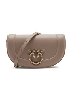 Pinko Skórzana torebka na ramię ROUND CLICK BAGUETTE MINI VITE ze sklepu Gomez Fashion Store w kategorii Listonoszki - zdjęcie 184307998