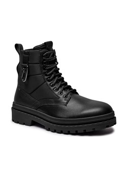 BOSS BLACK Skórzane trapery Nebular_Halb_ltnyhw ze sklepu Gomez Fashion Store w kategorii Buty zimowe męskie - zdjęcie 184308249