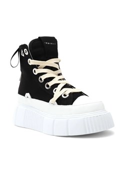 INUIKII Skórzane Trampki MATILDA CANVAS HIGH 23 ze sklepu Gomez Fashion Store w kategorii Trampki damskie - zdjęcie 184308299