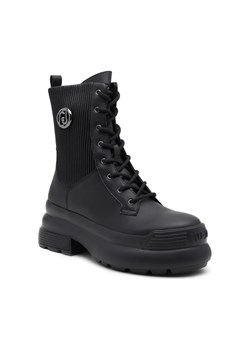 Liu Jo Botki AMY 18 | z dodatkiem skóry ze sklepu Gomez Fashion Store w kategorii Workery damskie - zdjęcie 184308335