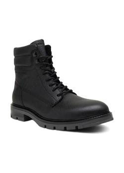Tommy Hilfiger Skórzane trapery WARM PADDED ze sklepu Gomez Fashion Store w kategorii Buty zimowe męskie - zdjęcie 184308456