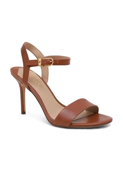 LAUREN RALPH LAUREN Skórzane sandały na szpilce Gwen ze sklepu Gomez Fashion Store w kategorii Sandały damskie - zdjęcie 184308465