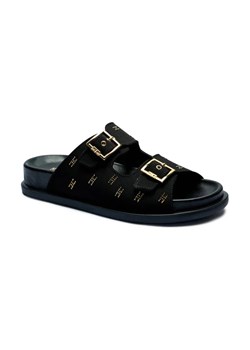 Elisabetta Franchi Klapki | z dodatkiem skóry ze sklepu Gomez Fashion Store w kategorii Klapki dziecięce - zdjęcie 184308525