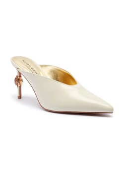 Kurt Geiger Skórzane klapki na szpilce EAGLE ze sklepu Gomez Fashion Store w kategorii Klapki damskie - zdjęcie 184308578