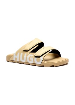 HUGO Klapki Evander_Sand_lg ze sklepu Gomez Fashion Store w kategorii Klapki męskie - zdjęcie 184308588