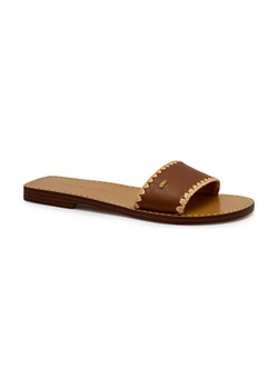 Michael Kors Skórzane klapki DREA ze sklepu Gomez Fashion Store w kategorii Klapki damskie - zdjęcie 184308597