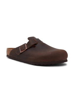 Birkenstock Skórzane klapki Boston LEOI Habana ze sklepu Gomez Fashion Store w kategorii Klapki męskie - zdjęcie 184308598
