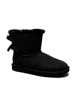 UGG Skórzane śniegowce K MINI BAILEY BOW II | z dodatkiem wełny ze sklepu Gomez Fashion Store w kategorii Buty zimowe dziecięce - zdjęcie 184308647