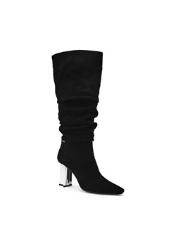 Karl Lagerfeld Skórzane kozaki na słupku TOWER ze sklepu Gomez Fashion Store w kategorii Kozaki damskie - zdjęcie 184308659