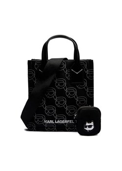 Karl Lagerfeld Torebka na ramię + saszetka Ikon ze sklepu Gomez Fashion Store w kategorii Listonoszki - zdjęcie 184308797