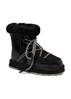 EMU Australia Skórzane śniegowce Blurred | z dodatkiem wełny ze sklepu Gomez Fashion Store w kategorii Śniegowce damskie - zdjęcie 184308915