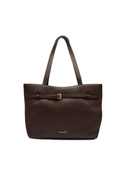 TWINSET Skórzana shopperka ze sklepu Gomez Fashion Store w kategorii Torby Shopper bag - zdjęcie 184309236