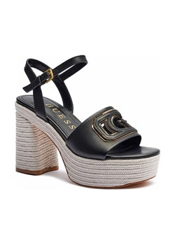Guess Skórzane sandały na słupku GALS ze sklepu Gomez Fashion Store w kategorii Sandały damskie - zdjęcie 184309307