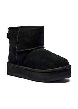 UGG Skórzane śniegowce CLASSIC MINI PLATFORM | z dodatkiem wełny ze sklepu Gomez Fashion Store w kategorii Buty zimowe dziecięce - zdjęcie 184309359